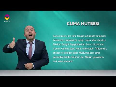İşaret Dilinden Cuma Hutbesi - 7 Eylül 2018