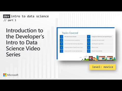 Introduction to the Developer's Intro to Data Science Video Series (1 of 28)