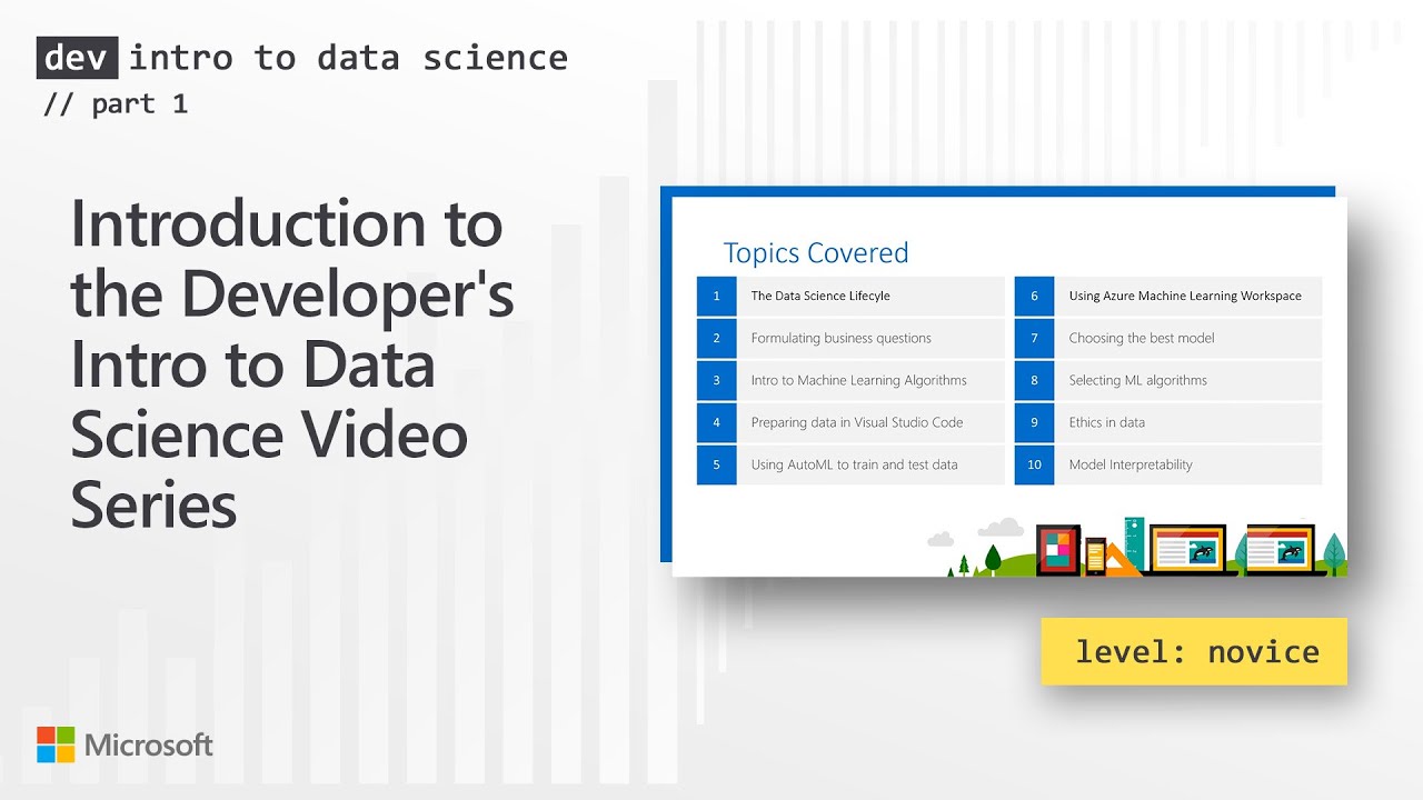 Introduction to the Developer's Intro to Data Science Video Series (1 of 28)