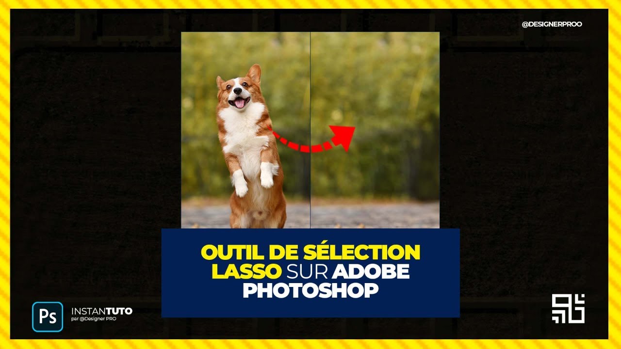 outil de sélection lasso #photoshop  #shorts