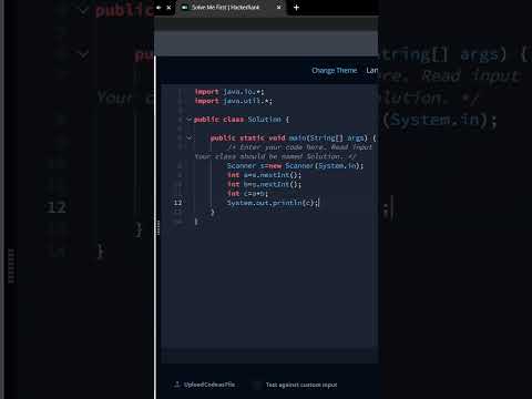 HackerRank - Java - Problem 1 #trend #webdevelopment #learntekin