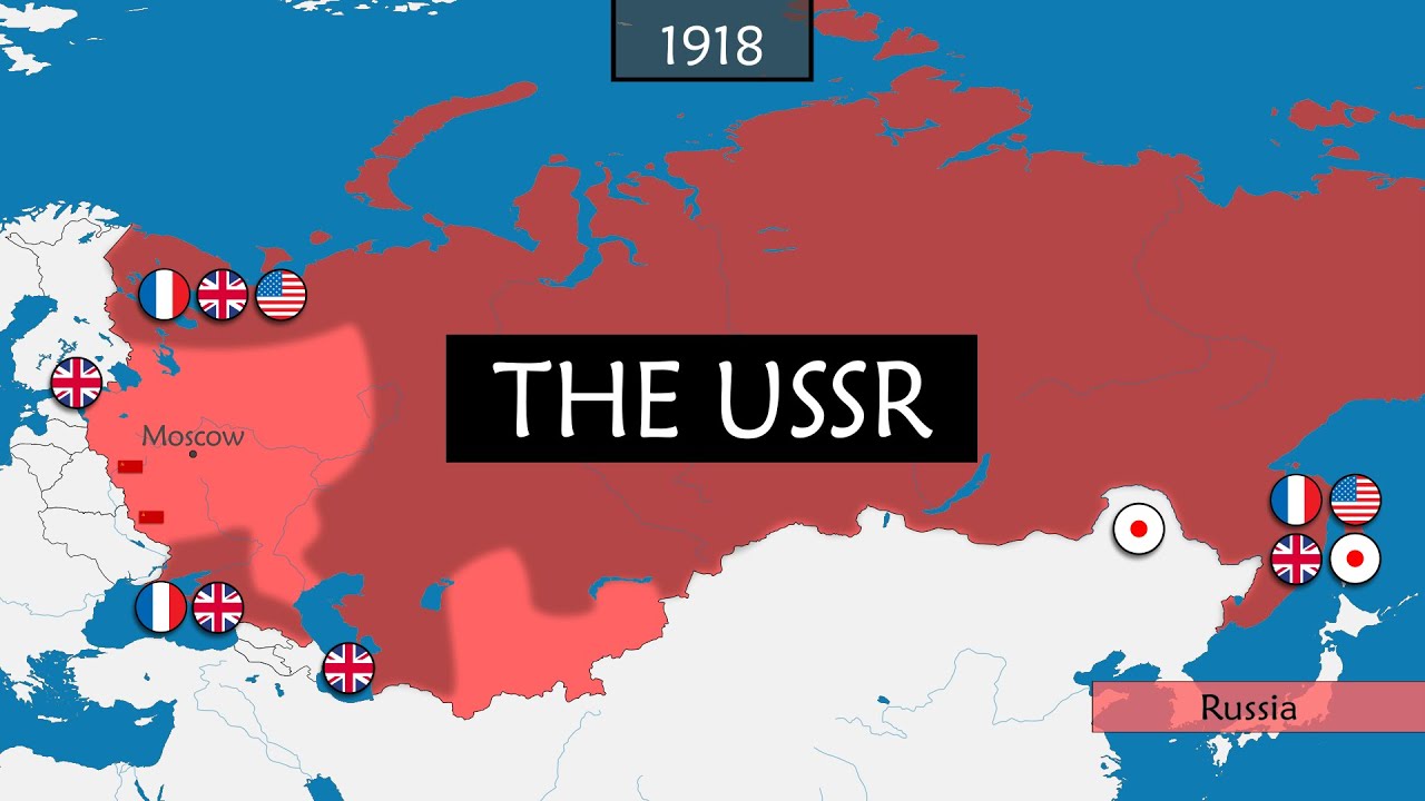 The USSR in Maps: A Visual History from WWI to 1991 🗺️