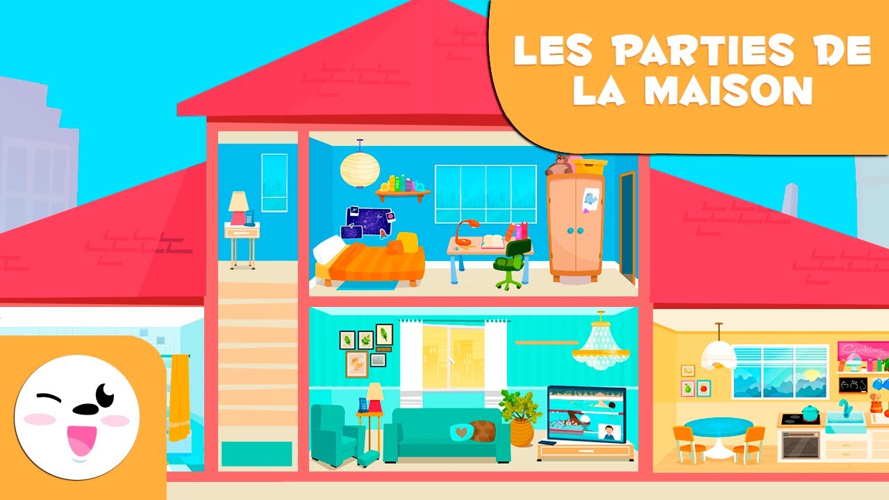 Vocabulaire de la maison pour enfants 🏡