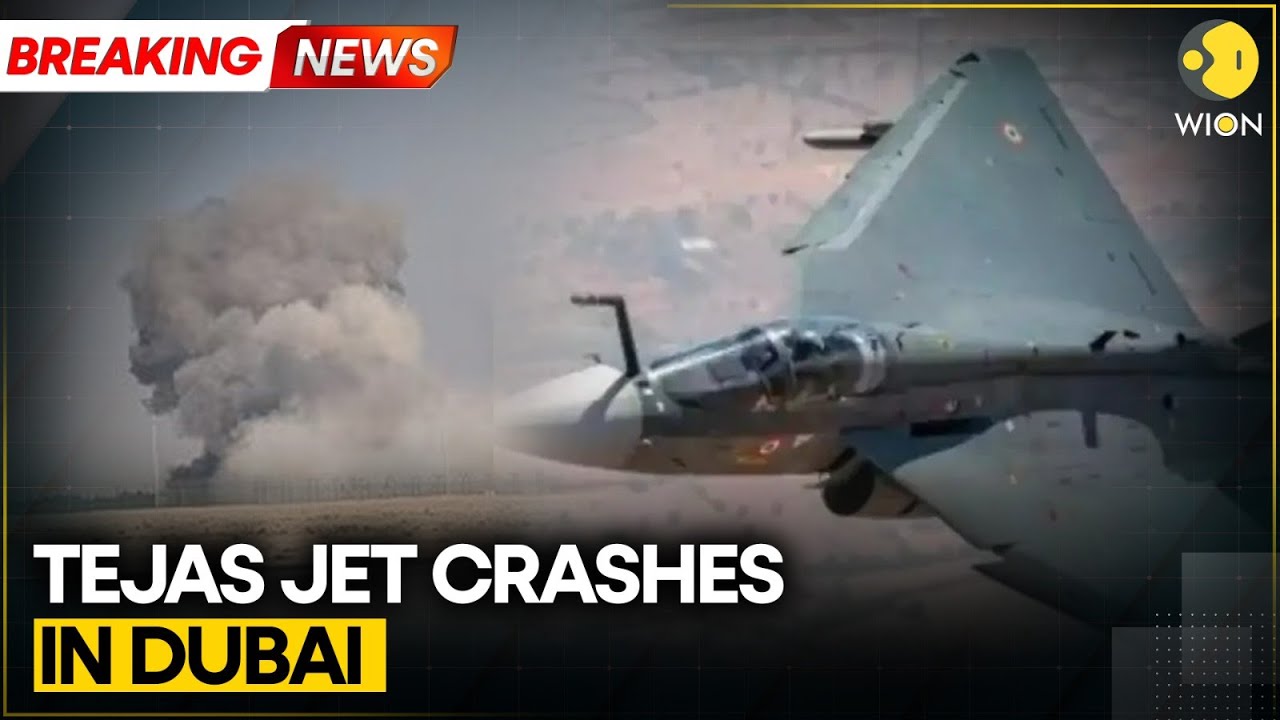 Tejas Jet Crashes at Dubai Air Show ✈️