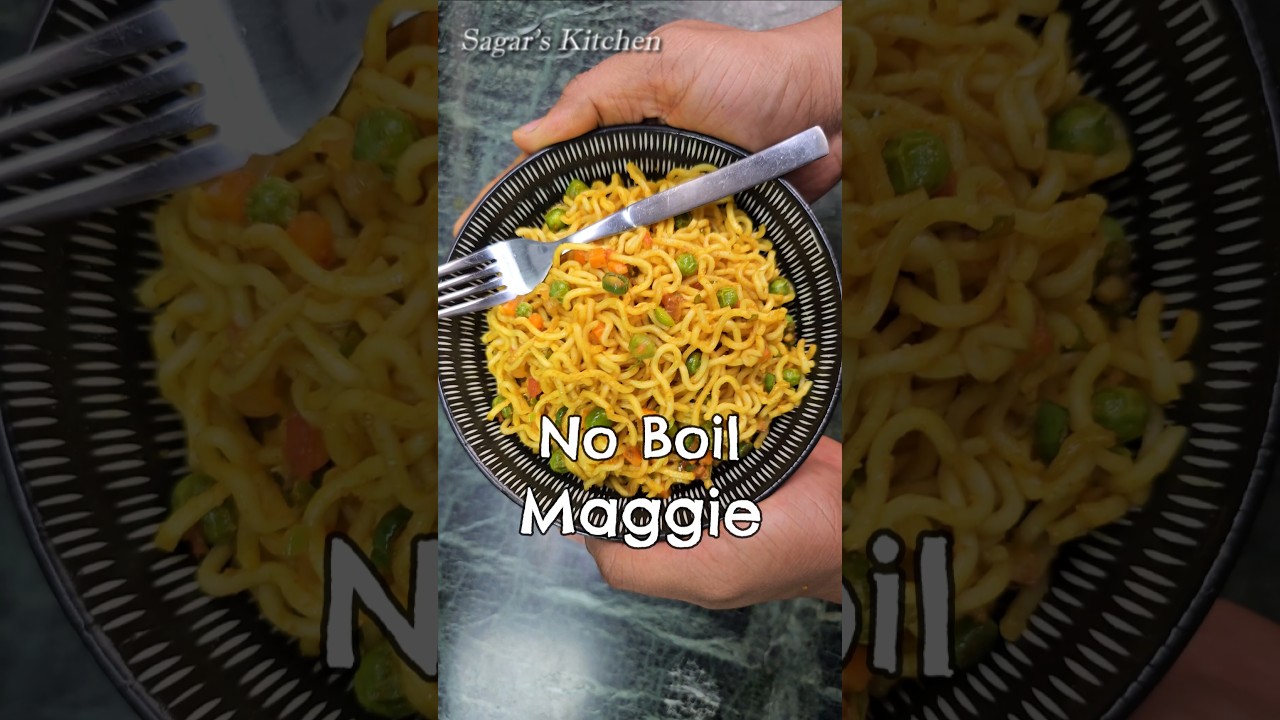 No-Boil Maggi Recipe You Must Try 🍜
