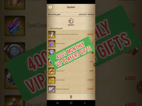 Vip Monthly Gifts 400$ FREE π₯ Clash Of Kings Revivalmod.Game link in comments.