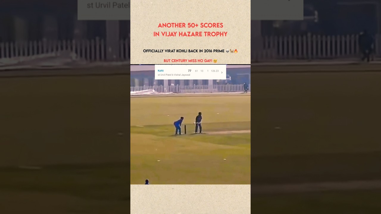 Kohli Scores 50+ Again in Delhi vs Gujarat 🏏