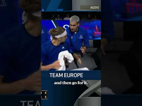 Alexander Zverev ignored Alcaraz’s advice | Laver Cup  #alexanderzverev #carlosalcaraz #lavercup
