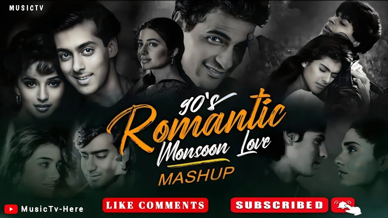 90s Romantic Monsoon Love Mashup 🌧️