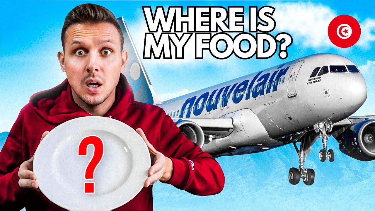 Tunisian Nouvelair Steals My Food! ✈️