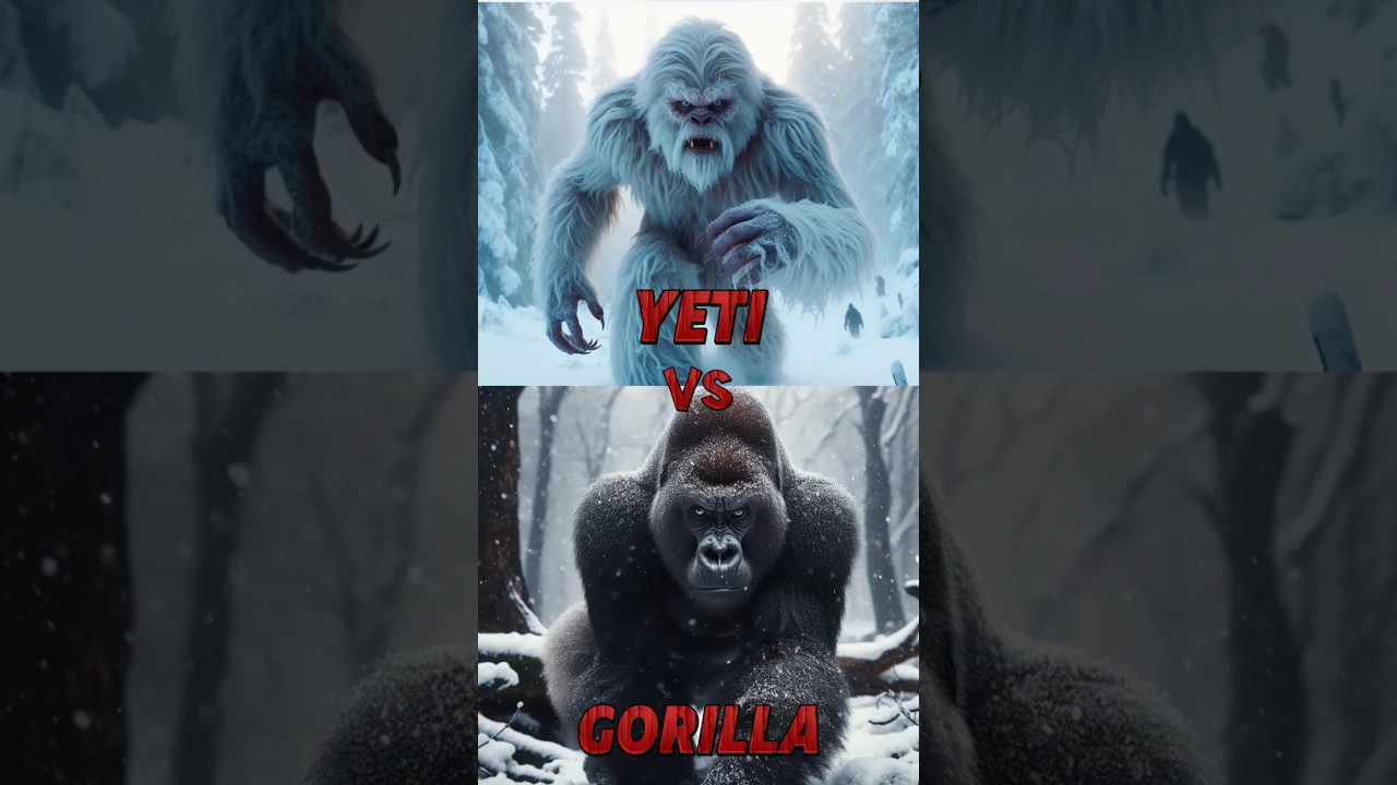 Epic Showdown: Yeti vs Gorilla & Other Legendary Creatures 🐾