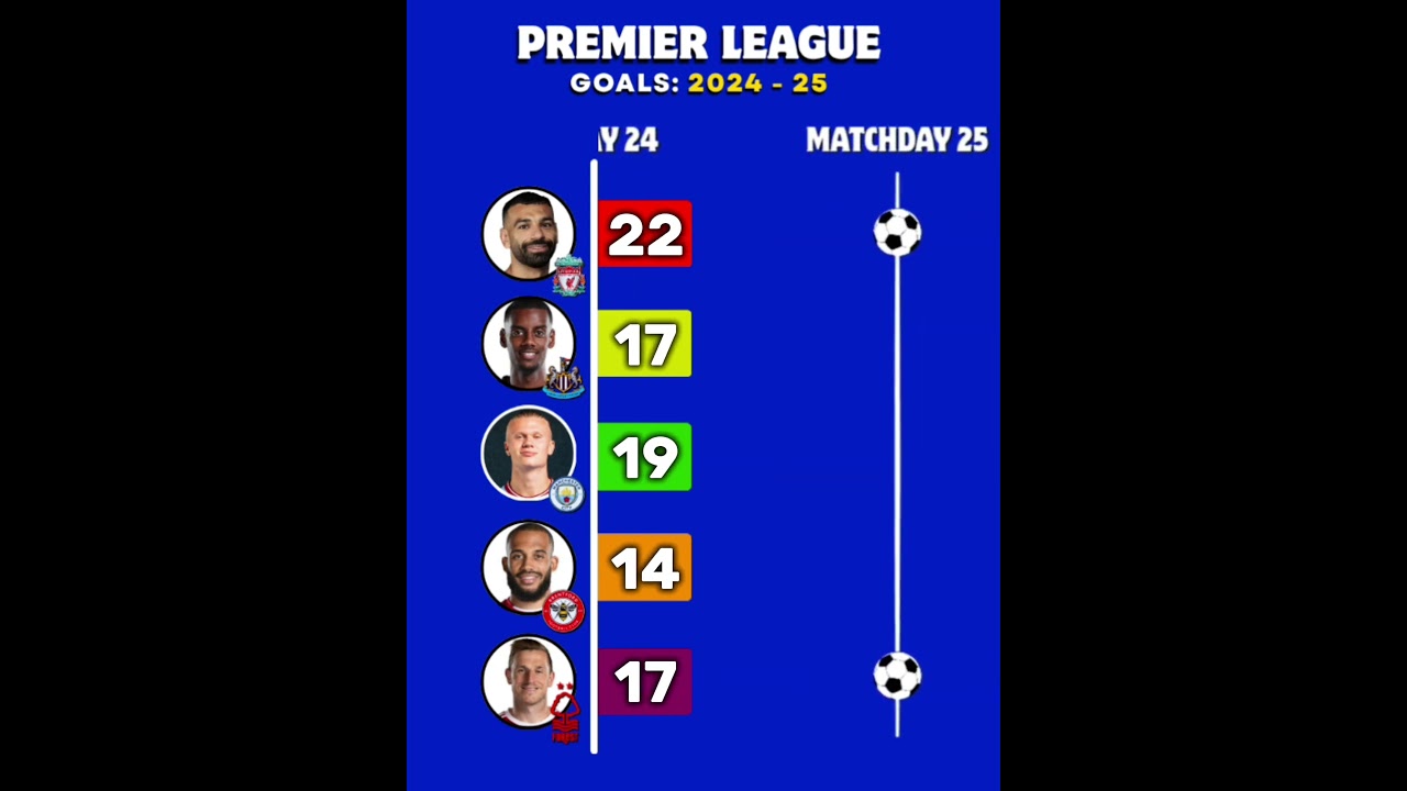 Premier League 2024/25 Top Scorers