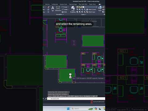 Find area in AutoCAD, quick tip