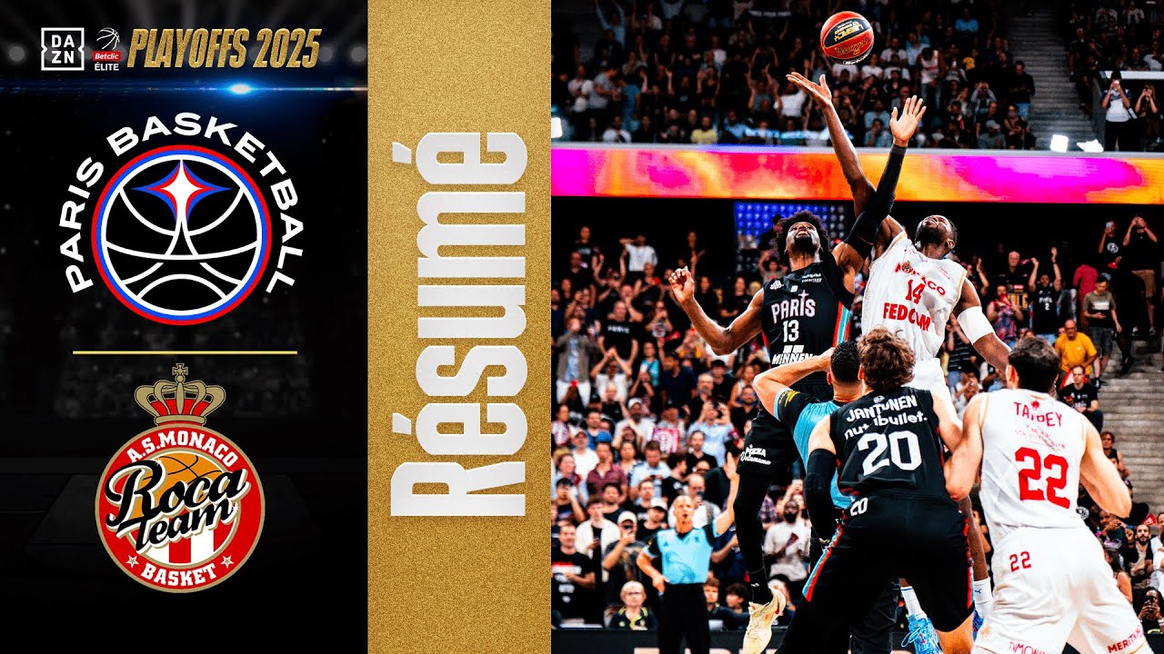 Paris vs. Monaco : Résumé et moments forts de la Finale 5 des Playoffs Betclic Élite 🏀
