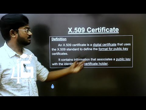 X.509 Certificate in Tamil | Cryptography and Cyber Security in Tamil | Unit 4