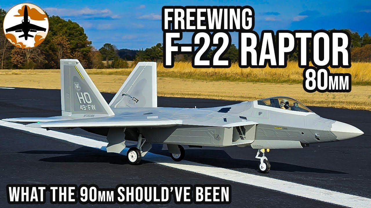 Queen of the Skies: Freewing F-22 80mm Jet Review ✈️