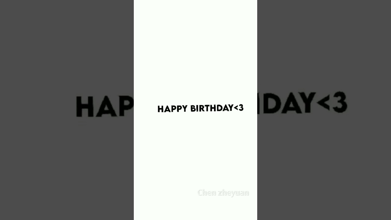 Celebrate Chen Zheyuan's Birthday with Hidden Love ❤️🎂