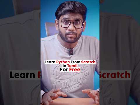 Learn Python For Free in தமிழ் 🔥