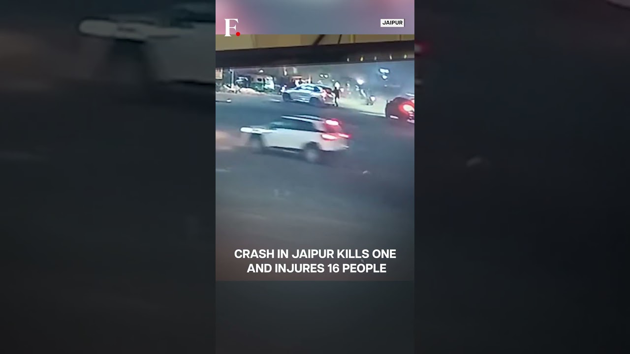 Caught on Camera: Speeding Audi Crashes Into Food Stall in Jaipur | Firstpost
