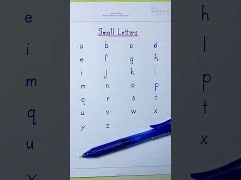 abcd | Small Letters a to z | English Alphabets | Handwriting #shorts #abcd #handwriting #abc