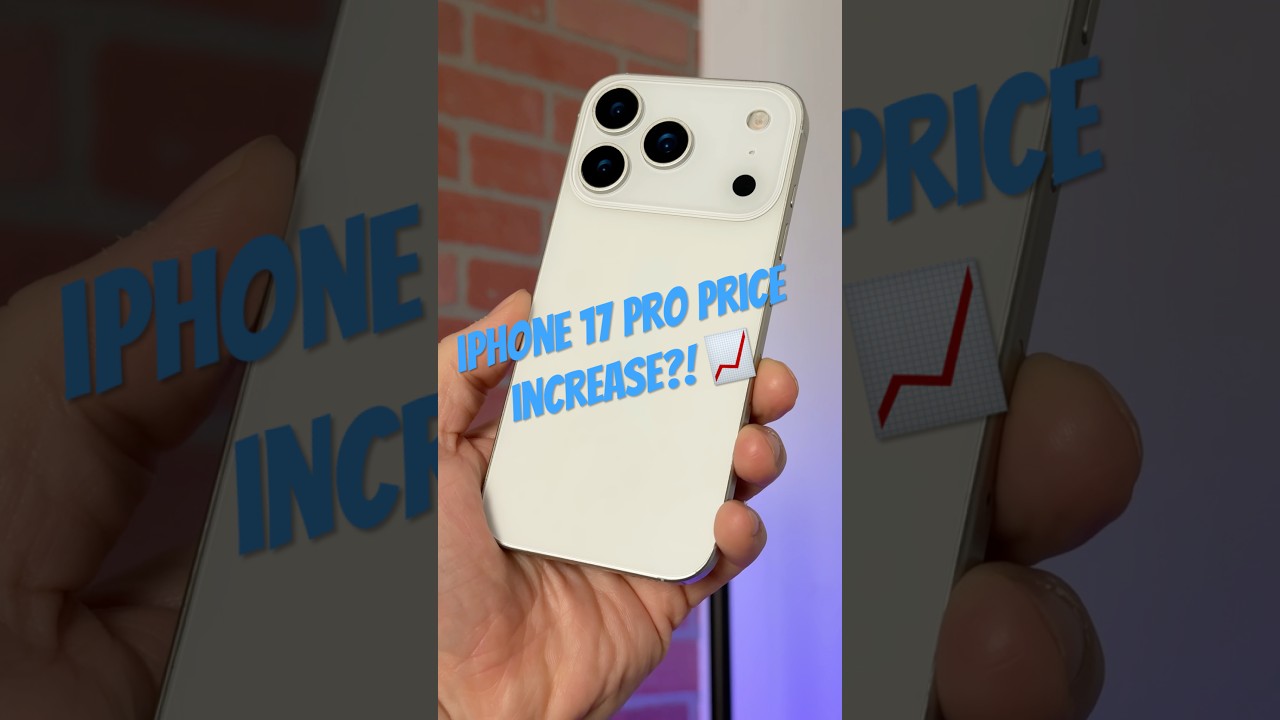 Is Apple Planning a Price Hike for the iPhone 17 Pro? π±