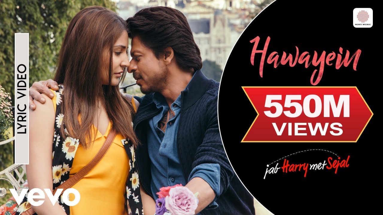 Hawayein Lyric Video – Jab Harry Met Sejal 🎶