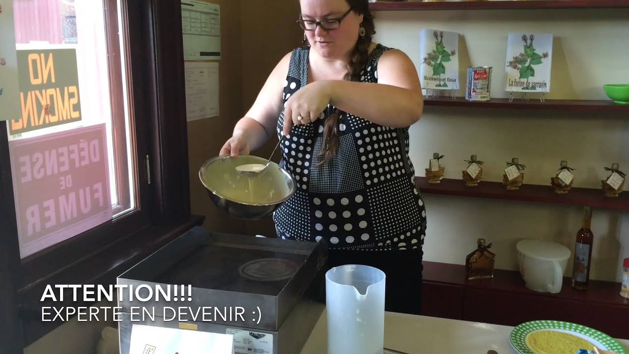Découverte de la ploye, crêpe locale à Madawaska