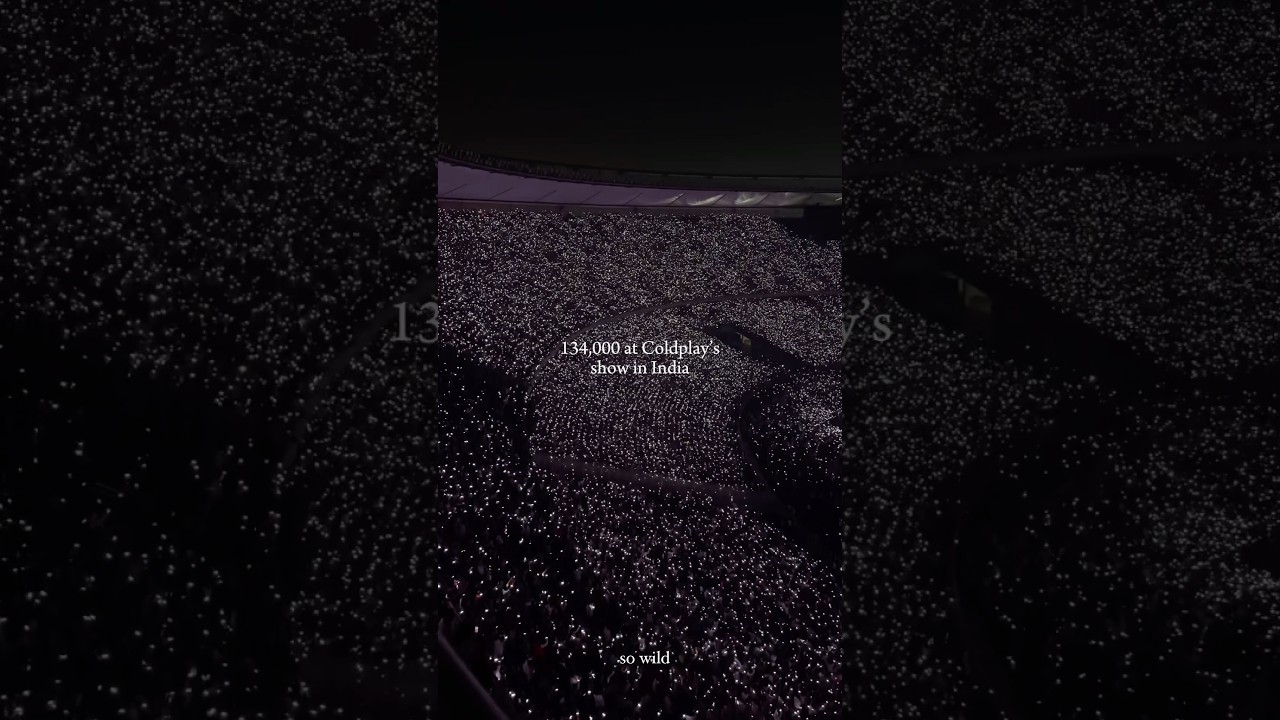 India's Starry Sky ✨ Coldplay Ahmedabad