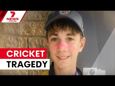 Teenage cricketer dies in training accident | 7NEWS