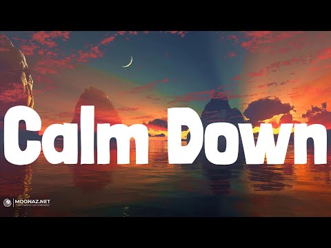 Rema - Calm Down | LYRICS | Cheap Thrills - Sia