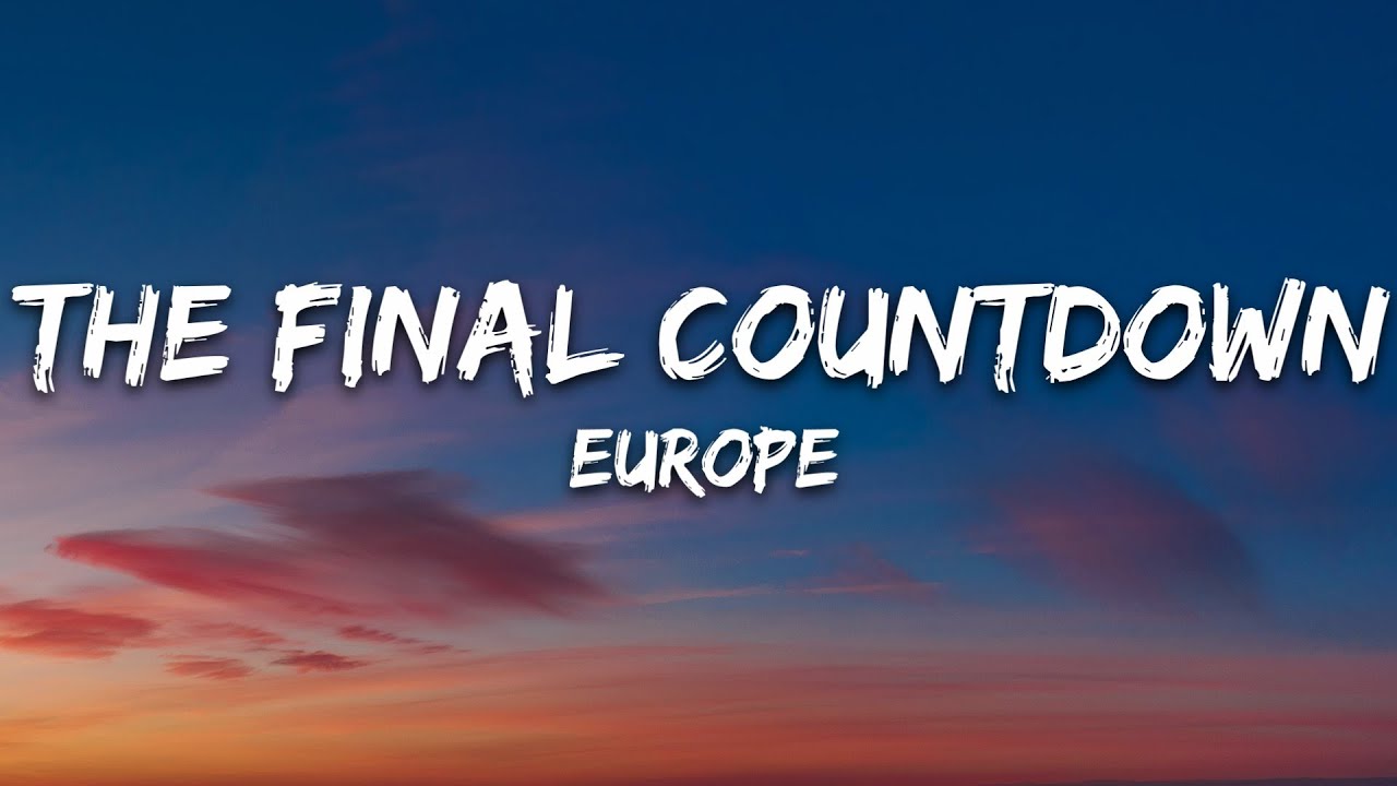 Europe - The Final Countdown (Lyrics) | Sing Along to the Classic Hit 🎶