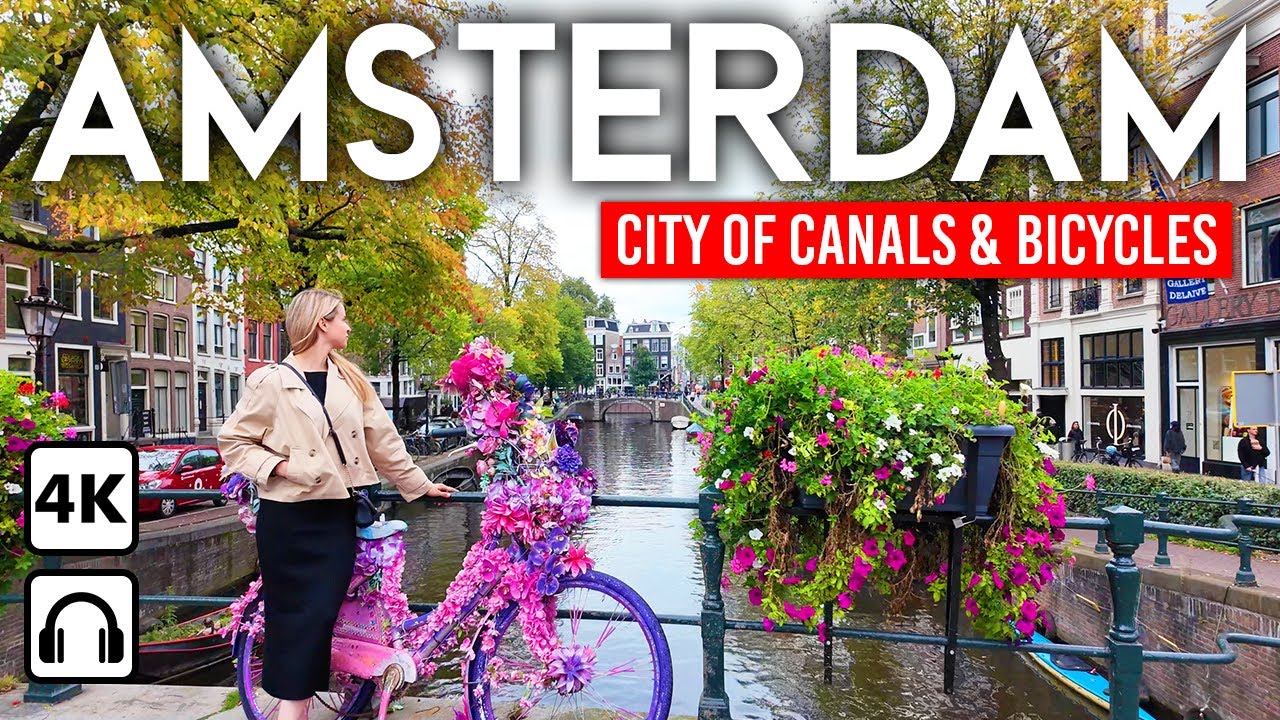 Amsterdam City Walk | 8 Hours of Exploration 🇳🇱