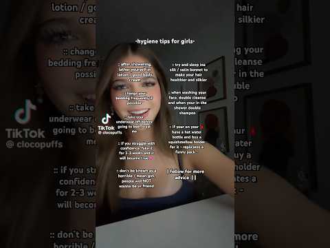 • hygiene tips for girlies💕 • #preppy #lipsync #tips #hygiene #glowup #fyp #viral #foryou #yt