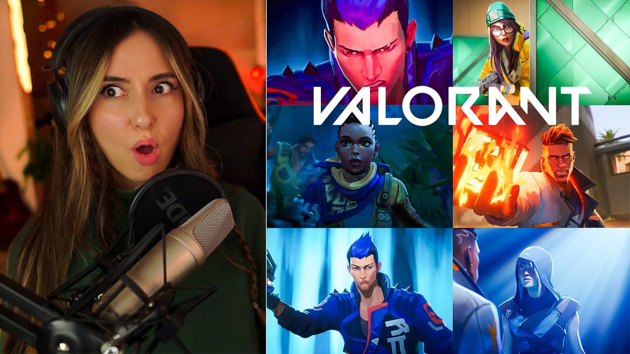 Streamer Reacts to All Valorant Cinematics 🎮