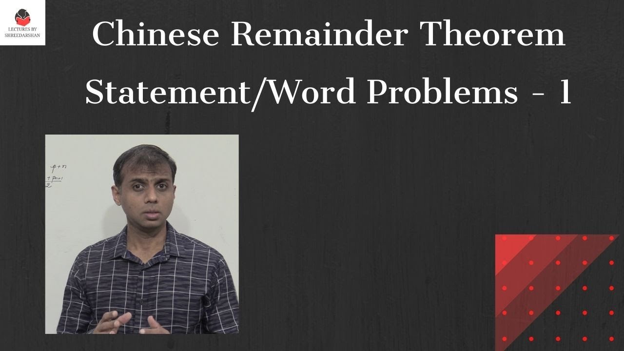 Master the Chinese Remainder Theorem with Practice Problems in Cryptography 🔐