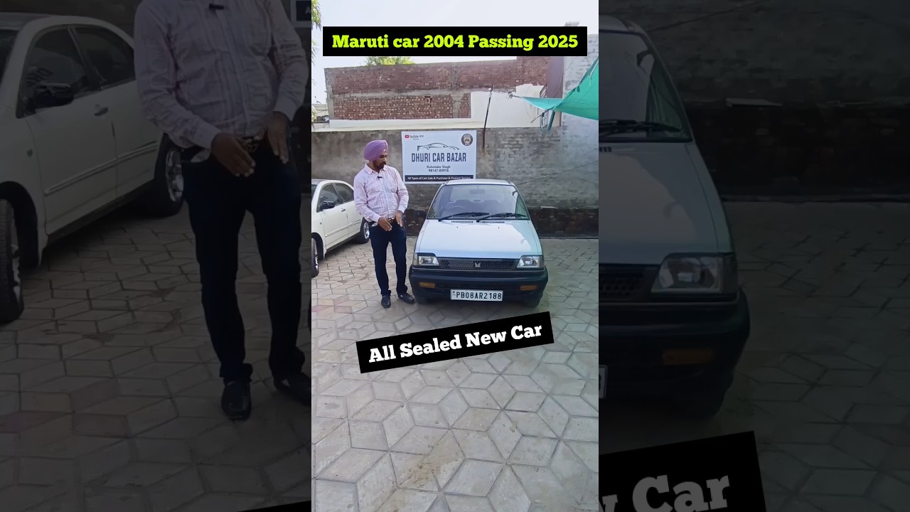 Maruti 800 2004 Passing 2025 in Punjab 🚗 | Reliable Secondhand Car Deal
