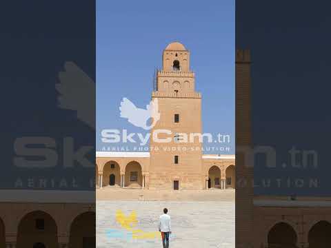 #shorts Grande Mosquée de Kairouan par drone #tunisia #trend