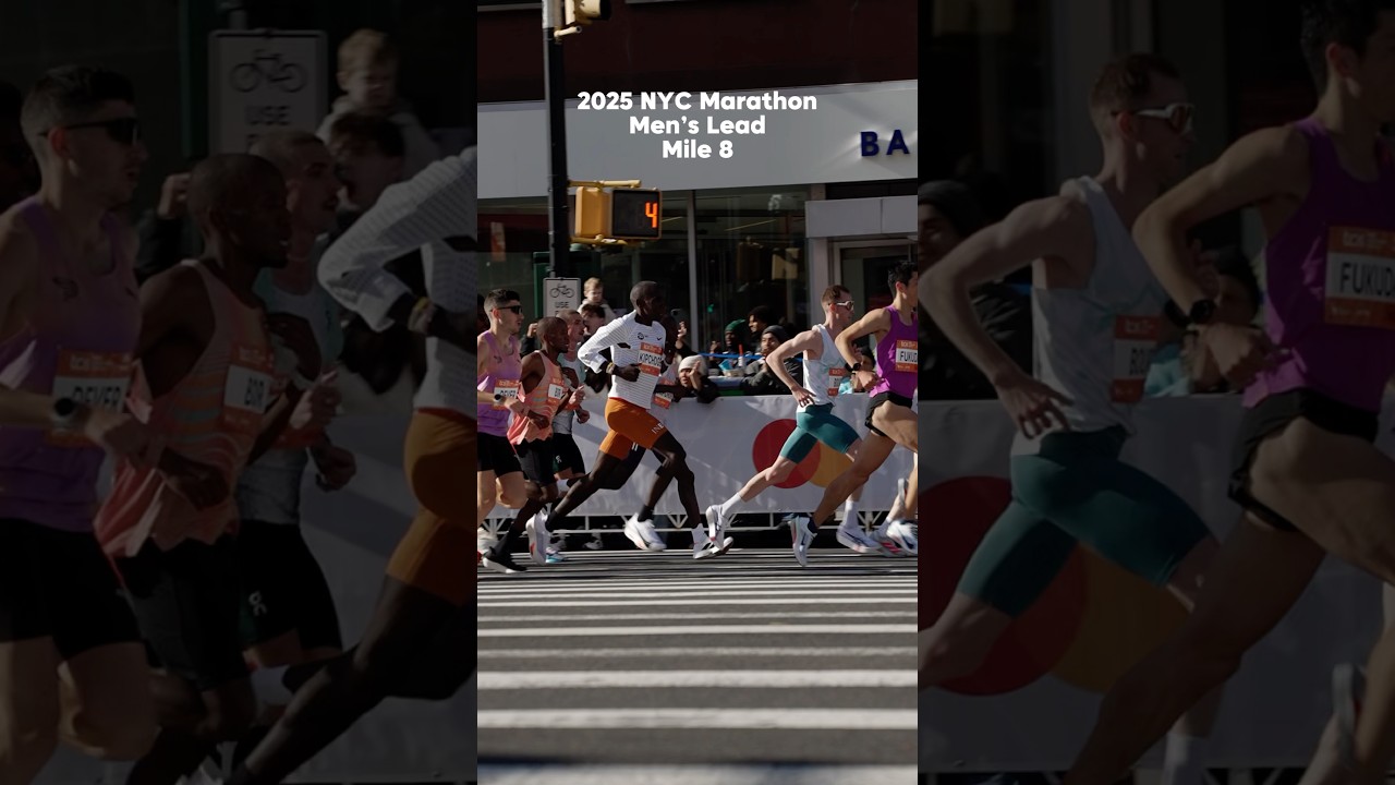 2025 NYC Marathon Men's Lead Highlights 🗽