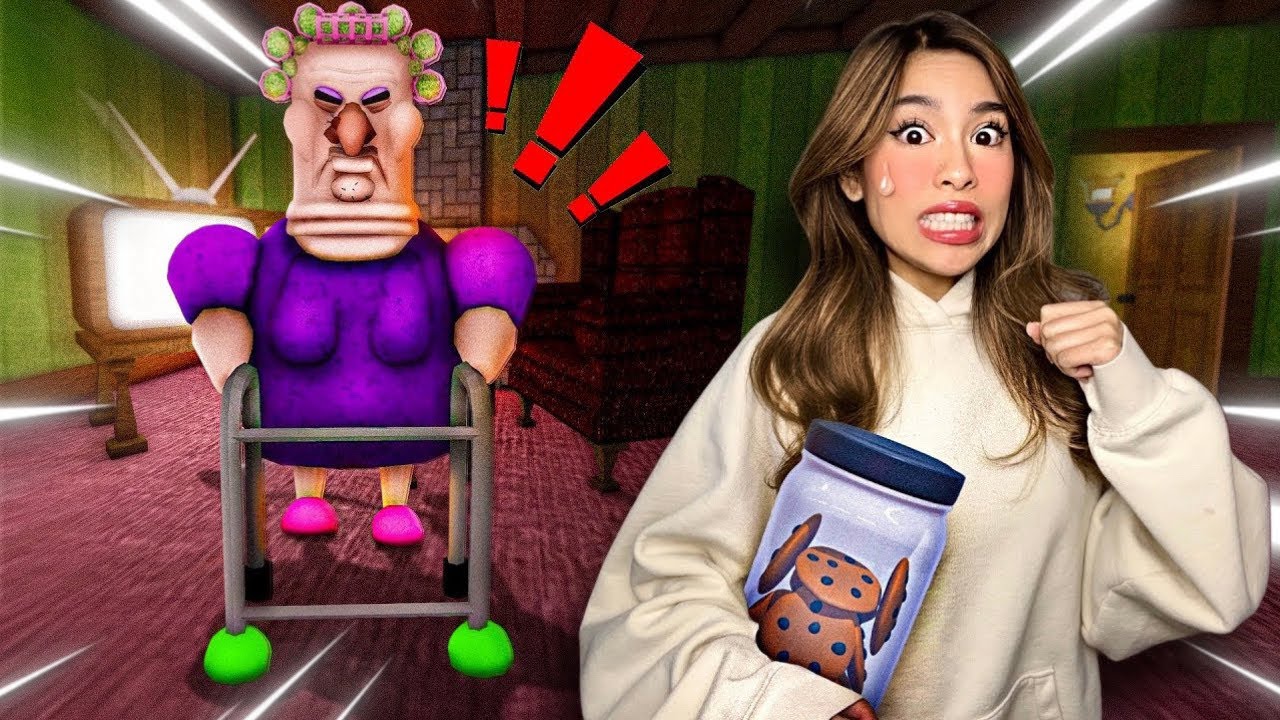 Escaping Grumpy Gran in Roblox Obby 🚶♂️