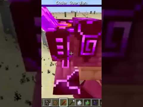 Notch VS Ender Guardian Minecraft