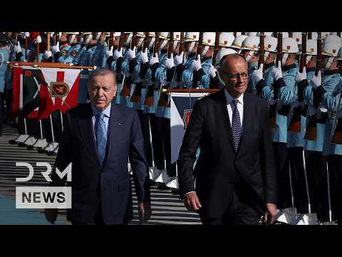 GRAND WELCOME: Erdogan Rolls Out Red Carpet for Germanyโs Merz in Ankara! | AC1G