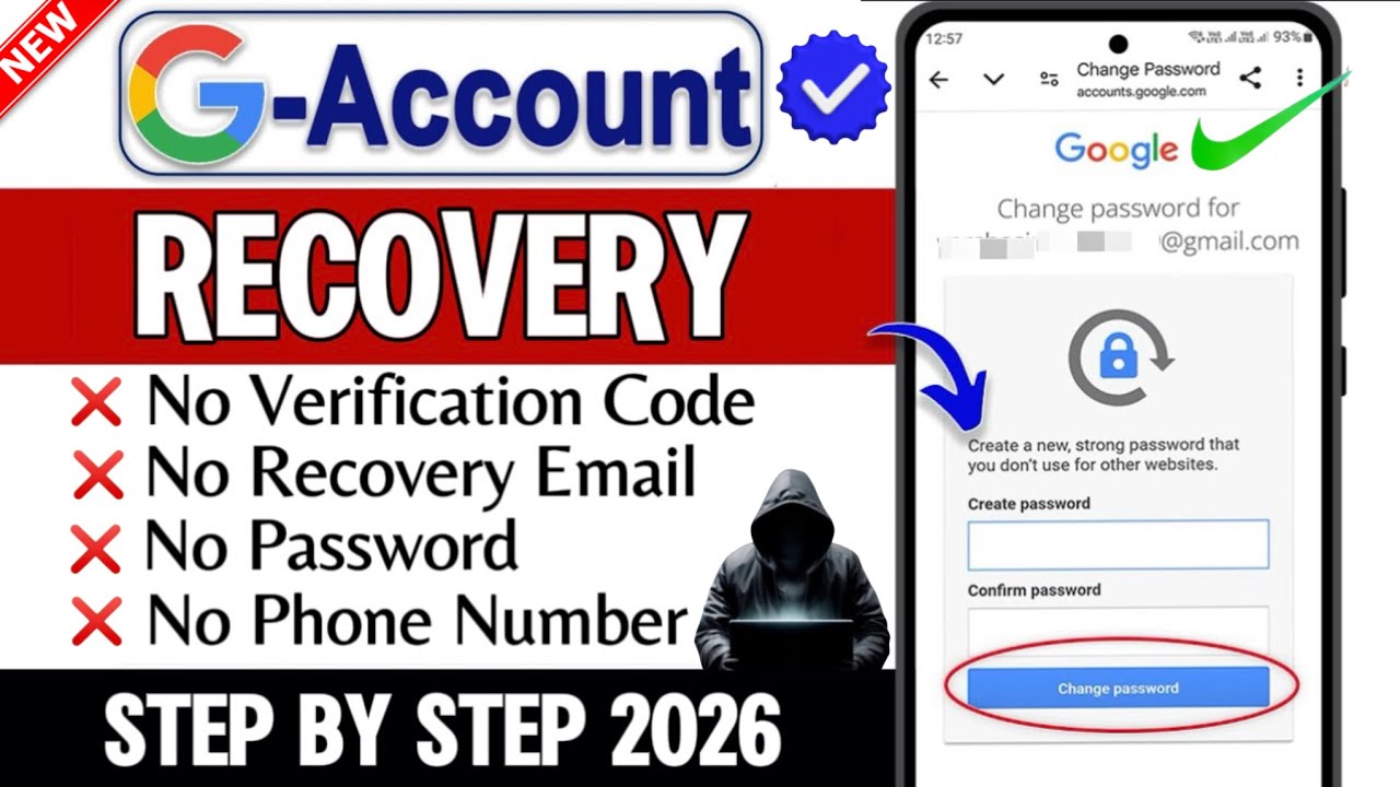 How to Recover Your Gmail Password Without Recovery Email or Phone in 2026 🔓