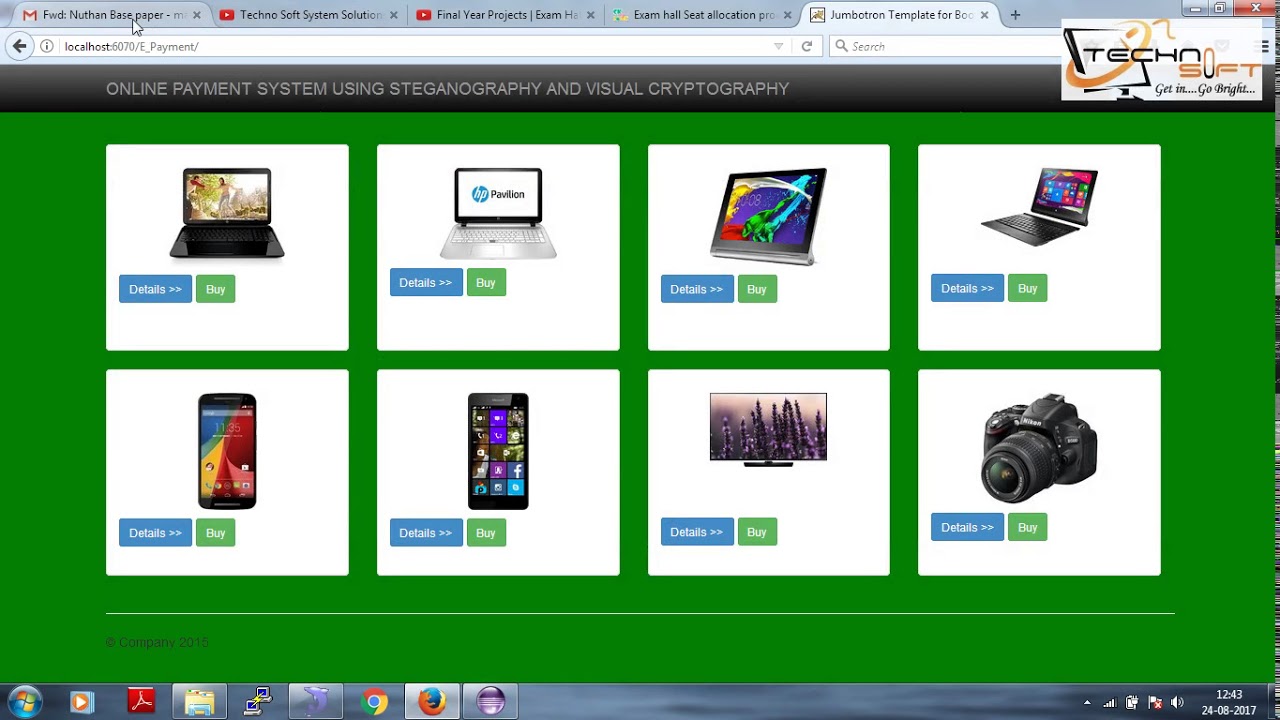Secure Online Payment with Steganography & Cryptography