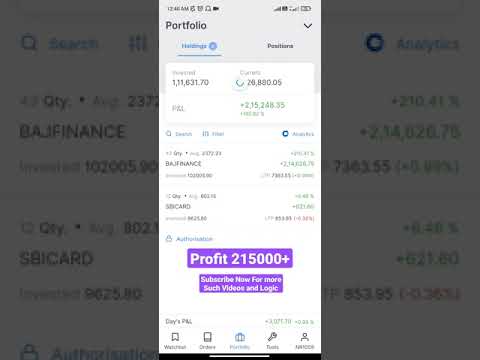 Live Portfolio Hits 215K+ Profit 🚀