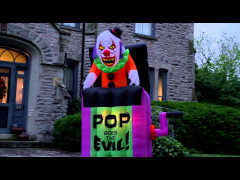 Pop Goes the Evil Inflatable - 7 ft. Spooky Decor 🎃