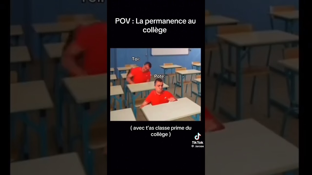 POV: La permanence au collège 😂