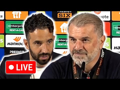 🔴 LIVE | Ruben Amorim and Ange Postecoglou post-match press conference | Tottenham 1-0 Man Utd