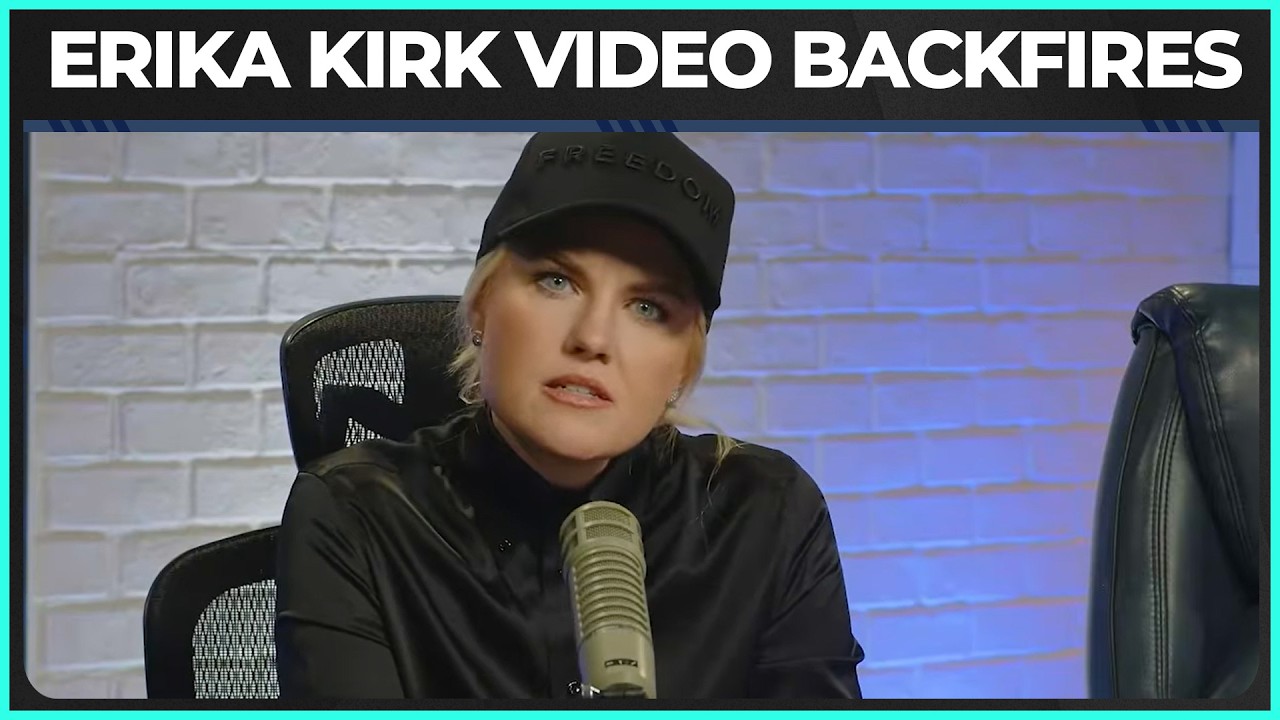 Erika Kirk's Controversial Media Video 🎥