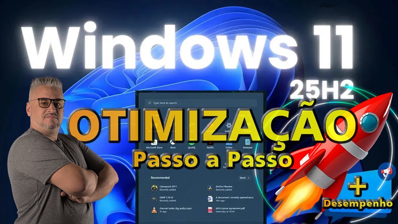 Otimize Windows 11 25H2 para Jogos e Trabalho 🚀