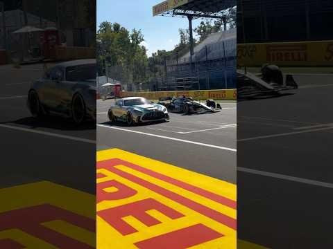 New Mercedes-AMG GT2 vs our F1 Car in Monza!